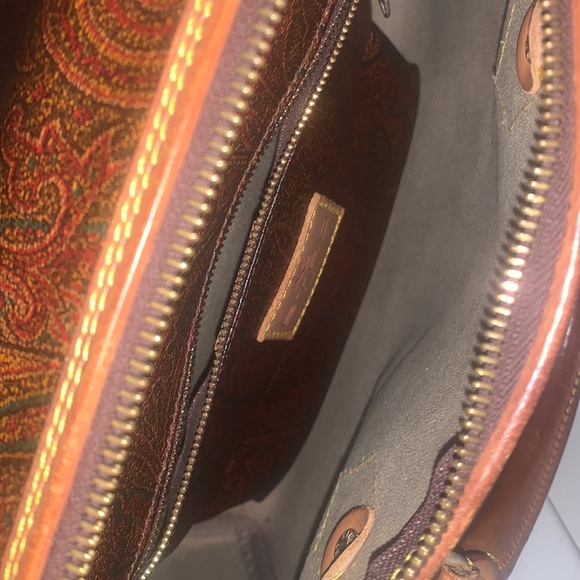 ETRO Milano speedy style handbag. Paisley pattern - Picture 7 of 12